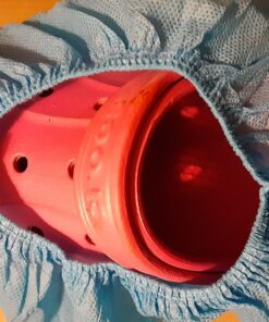 G & F Products - 13033 Premium 100 Pack (50 Pairs ) Disposable Boot & Shoe Covers Slip - Resistant fits up to size 11 US Men and 13 US Women, Blue, Large Slip-resistant Large 100 Pack 41 81PEoOF8ZmL 2