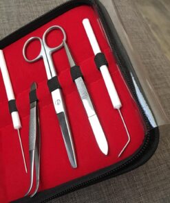 Advanced Dissection Kit Biology Lab Anatomy Dissecting Set with Stainless Steel Scalpel Knife Handle Blades for Medical Students and Veterinary by InstaSkincare 71 81PEwRQjYYL