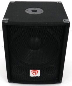 Rockville SBG1128 12" 600 Watt Passive Pro DJ Subwoofer, MDF Cabinet/Pole Mount 12 inch 8 Ohm 11 81PHPx497QL