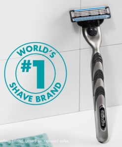 Gillette Mach3 Razor Refills for Men, 15 Razor Blade Refills 15 Refills 29 81PHuhByVkL 1