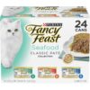 Purina Fancy Feast Seafood Classic Pate - (24) 3 oz. Cans 3 Ounce (Pack of 24)