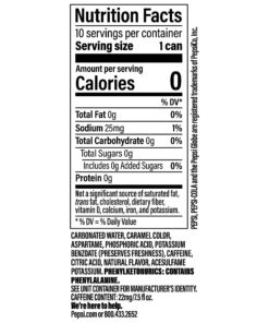 Diet Pepsi Soda, 7.5 Ounce Mini Cans, 10 Pack 15 81PKP1MP8oL