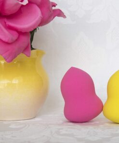 Essencell Cosmetic Pro Makeup Blender Sponges 2pc Pack - Easily Blend Liquid Foundation,Highlight and Contour-Flawless Sponge Applicator 2 Count (Pack of 1) 25 81PLcK4N8XL