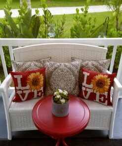 Suncast EMW8863250 Elements Loveseat with Storage-Lightweight, Resin, All-Weath, White 29 81PLxnKmkPL