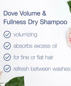 Dove Care Between Washes Dry Shampoo Volume and Fullness Hair Treatment for Oily Hair, Cleansing Hair Volumizer 5 oz 5 Ounce (Pack of 1) Volume & Fullness 25 81PMoNzgXgL