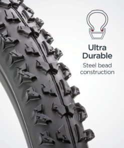 Schwinn Replacement Bike Tire, Mountain Bicycle Tires, High Traction Tread, Standard Bike Tires in Multiple Size Options Mountain/Standard 20-Inch x 1.95 Inch 29 81PNeh0I5bL