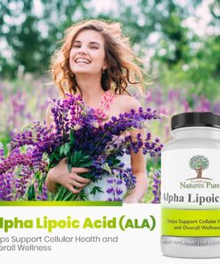 Simply Natures Pure Alpha Lipoic Acid 600mg 120 Veggie Capsules, Non-GMO Thioctic Acid 4 Month Supply 120 Count (Pack of 1) 25 81PNioeKaeL
