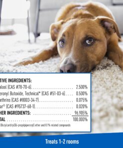 Adams Carpet Powder With Linalool and Nylar, Kills Fleas and Ticks On Contact, Kills All Stages of the Flea Life Cycle, 30 Day Protection, Freshens and Deodorizes, Treats Up to 400 Sq Ft, 1LB Carpet Powder Only 17 81PO00G2ozL