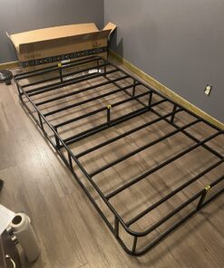 ZINUS 9 Inch Metal Smart Box Spring / Mattress Foundation / Strong Metal Frame / Easy Assembly, Twin Original 63 81PPS8lcRL