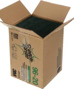 Alternative view of 3M Scouring Pad 96-20, 20 Pads, 6” x 9”, General Purpose Cleaning, Food Safe, Non-Rusting 6" x 9"