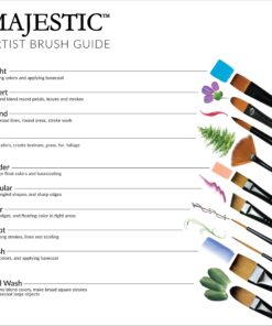 Majestic Royal and Langnickel Long Handle Paint Brush Set, Filbert, 7-Piece 11 81PQDttNQ3L