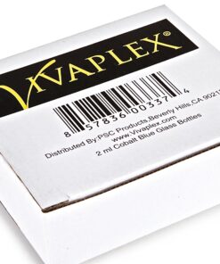 Vivaplex 24, Cobalt Blue, 2 ml (5/8 Dram) Glass Bottles, with Orifice Reducers and Black Caps 16 81PRfCVWHWL