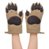 Genuine Fred Bear Hands Oven Mitts - Quality Cotton with Heat Resistant Silicone - Fun & Function Kitchen Gadgets - Funny White Elephant Gift - Great Gift for Home Cooks, Bakers, & Animal Lovers - 18 81PSvaK2KKL