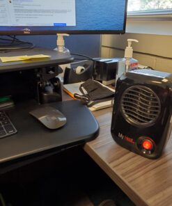 Lasko MyHeat Personal Mini Space Heater for Home with Single Speed, 6 Inches, Black, 200W, 100 39 81PTY8UAWeL