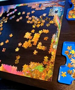 Ravensburger Sort and Go Jigsaw Puzzle Accessory - Sturdy and Easy to Use Plastic Puzzle Shaped Sorting Trays to Organize Puzzles Up to 1000 Pieces, Blue 61 81PU2Skq7tL