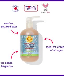 California Baby Eczema Shampoo & Bodywash - No Fragrance Therapeutic Relief - 19 oz 19 Fl Oz (Pack of 1) 12 81PUKAQCi5L