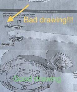 Hunter Fan Company Fan Key Biscayne Indoor/Outdoor Ceiling Fan with 2 LED Lights and Pull Chain Control, Weathered Zinc Finish, 54 Inch 50 81PUWMNDl1L