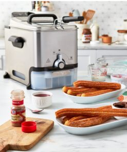 T-fal Ultimate EZ Clean Stainless Steel Deep Fryer with Basket 3.5 Liter Oil and 2.6 Pound Food Capacity 1700 Watts Oil Filtration, Temp Control, Digital Timer, Dishwasher Safe Parts Stainless Steel 42 81PVx DKRyL