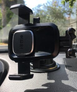 iOttie Easy One Touch 4 Dash & Windshield Universal Car Mount Phone Holder Desk Stand for -iPhone, Samsung, Moto, Huawei, Nokia, LG, Smartphones, Black 1st Generation 37 81PW FJURL