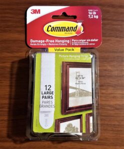 Command Photo Hangers, White, Easy On, Easy Off, Hangs up to 6 frames, Gallery Wall Pack 29 81PXDMjkhbL