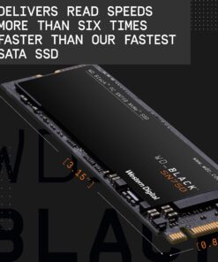 Western Digital 1TB SN750 NVMe Internal Gaming SSD Solid State Drive - Gen3 PCIe, M.2 2280, 3D NAND, Up to 3,470 MB/s - WDS100T3X0C 27 81PXkQyqFL