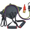 Perfect Fitness Resistance Bands Kit with Handles, Door Anchor and Workout Guide 46 81PYB9YKDHL