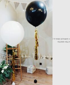 36 Inch White Balloon,Pack-6 Giant Balloons for Party/Birthdays/Wedding/Festivals Christmas and Event Decorations 12 81PYbeG9HLL