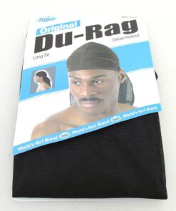 Dream Du-Rag Black (Pack of 12) 12 pack