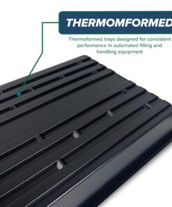 10 Plant Growing Trays (No Drain Holes) - 20" x 10" - Perfect Garden Seed Starter Grow Trays: for Seedlings, Indoor Gardening, Growing Microgreens, Wheatgrass & More - Soil or Hydroponic Black No drain holes 27 81PeiwgOKkL