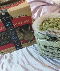 Oxbow Animal Health Western Timothy Hay - All Natural Hay for Rabbits, Guinea Pigs, Chinchillas, Hamsters & Gerbils-Veterinarian Recommended- Digestive & Dental Health- Grown in the USA- 9lb. 9 Pound (Pack of 1) 36 81Pes9Oep2L