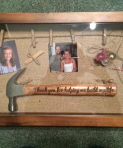 Father's Day Gift Thank You for Helping Me Build My Life DIY Gift Engraved Wood Handle Steel Hammer 28 81Pi9MhNfL