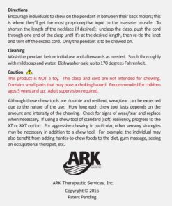 ARK's Brick Stick XXT Textured Chew Necklace Made in The USA (Very Firm, Blue) 16 81PijdYwhEL