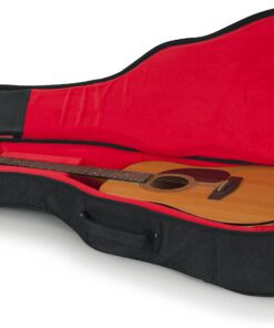 Gator Cases Transit Series Acoustic Guitar Gig Bag; Charcoal Black Exterior (GT-ACOUSTIC-BLK) 25 81PnL3LY4lL