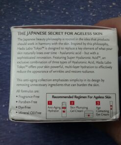 Hada Labo Tokyo Skin Plumping Gel Cream with Super Hyaluronic Acid & Collagen, 1.76 Fl Oz, Non-Comedogenic, Unscented 37 81Po5D4FbqL