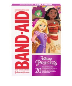 Band-Aid Brand Adhesive Bandages for Minor Cuts & Scrapes, Wound Care Featuring Disney Princess Characters, Fun Bandages for Kids and Toddlers, Assorted Sizes, 20 Count 38 81Ppkt7qHuL