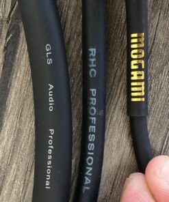 GLS Audio Speaker Cable 1/4" to 1/4" - 12 AWG Professional Bass/Guitar Speaker Cable for Amp - Black, 3 Ft. 3 feet 36 81Pqqy ZhL