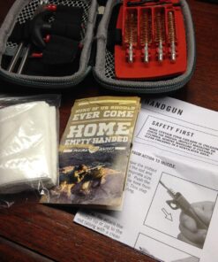 Real Avid Handgun Cleaning Kit: All in One 13 Piece Pistol Cleaning Kit With Cleaning Rod, Bore Brushes, Gun Cleaning Jags & Gun Cleaning Patches For .22 .357 9MM .38 .40 .44 & .45 Caliber Handguns 43 81PrEy9ebWL