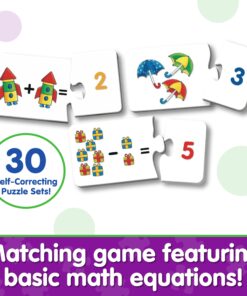 Alternative view of The Learning Journey: Match It! Mathematics - STEM Addition and Subtraction Calculation Activities Game - Teaches Early Math Facts with 30 Matching Pairs - Math Puzzle For Toddler Ages 3 to 6