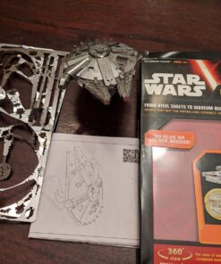 Metal Earth Fascinations ICONX Premium Series Star Wars Millennium Falcon 3D Metal Model Kit 43 81PsYXm mTL