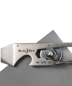 Nite Ize KMT-11-R3 Easily attaches to an existing Chain or Strap DoohicKey Key Keychain Multi-Tool (1 Pack), One Size, Silver 26 81Pt f0LsSL