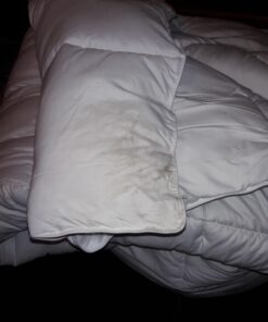 SUPERIOR Brushed Microfiber Solid Comforter, Down Alternative Bedding, Reversible, Medium Weight, Fluffy, Decorative, Duvet Insert, Oversized Blanket, Box Quilt Design, Queen, White 52 81PuBaCGOnL