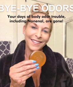 Mirai Clinical - Persimmon Soap Bar for Body 100g - Persimmon Soap - Japanese Body Odor Soap - Purifying and Deodorizing Natural Chemical-Free - Helps Eliminate Nonenal Soap Bar for Men & Women 3.52 Ounce (Pack of 1) 29 81PuC1O5MqL 2