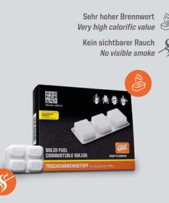 Alternative view of Esbit 1300-Degree Smokeless Solid 14g Fuel Tablets for Backpacking, Camping, and Emergency Prep 12 Pieces