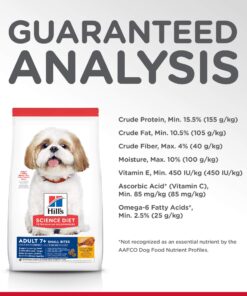 Hill's Science Diet Dry Dog Food, Adult 7+ for Senior Dogs, Small Bites, Chicken Meal, Barley & Brown Rice Recipe, 33 lb. Bag 33 Pound (Pack of 1) 25 81PxBrcystL