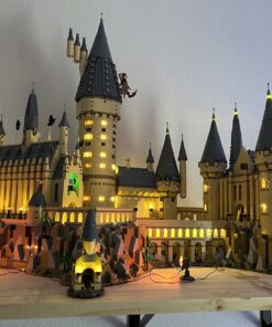 LEGO Harry Potter Hogwarts Castle 71043 Building Set - Model Kit with Minifigures, Featuring Wand, Boats, and Spider Figure, Gryffindor and Hufflepuff Accessories, Collectible for Adults and Teens Standard 59 81PxapultcL