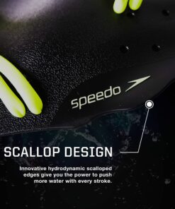 Speedo Nemesis Contour Paddle Black Large 18 81Q wEET1DL