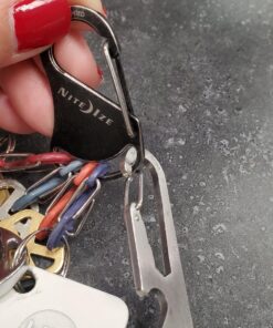 Nite Ize KMT-11-R3 Easily attaches to an existing Chain or Strap DoohicKey Key Keychain Multi-Tool (1 Pack), One Size, Silver 38 81Q2Vv3U7GL