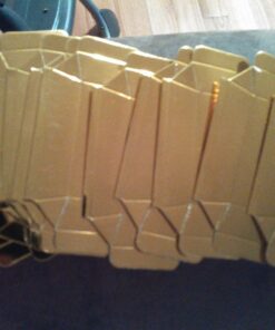 Super Z Outlet Western Casino Pirate Foil Gold Bar Treasure Boxes Party Supplies for Birthday Favors Decoration, Candy, Goodie Bags, Treats, Children Toys Gifts, Arts & Crafts (12 Pack) 13 81Q4HE87eRL