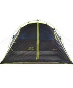 Coleman Carlsbad Dark Room Camping Tent with Screened Porch, 4/6 Person Tent Blocks 90% of Sunlight and Keeps Inside Cool, Weatherproof Tent with Easy Setup and Screened-In Porch 6-person 32 81Q4WfGBP6L