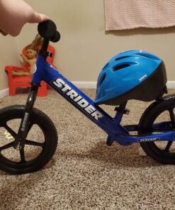 Strider 12” Classic Bike - No Pedal Balance Bicycle for Kids 18 Months to 3 Years - Includes Built-In Footrest, Handlebar Grips & Flat-Free Tires N 31 81Q4p3jLD0L